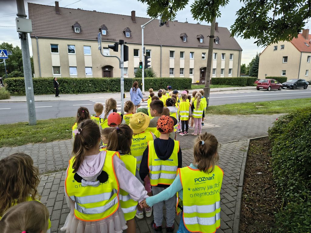Mali eksperci ruchu drogowego -nasza wycieczka na pobliskie skrzyżowanie