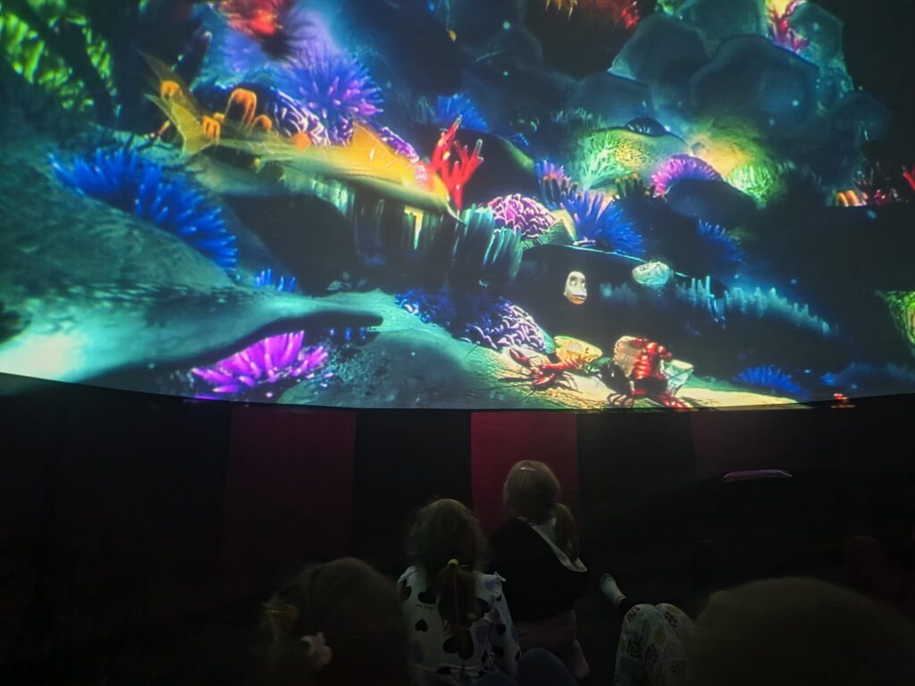 Niezwykła podróż do podwodnego świata-kino sferyczne w naszym przedszkolu!
